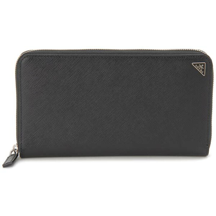 楽天市場】プラダ PRADA ラウンドファスナー長財布 メンズ ブラック 