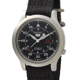 セイコー5 SEIKO5 腕時計 時計 メンズ ミリタリー ブラック SEIKO SNK809K2 セイコーファイブ