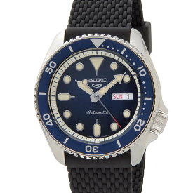 楽天スーパーセール期間P5倍 セイコー5 セイコーファイブ メンズ 腕時計 SRPD71K2 ネイビー ラバーベルト SEIKO セイコー 自動巻き 時計 ウォッチ