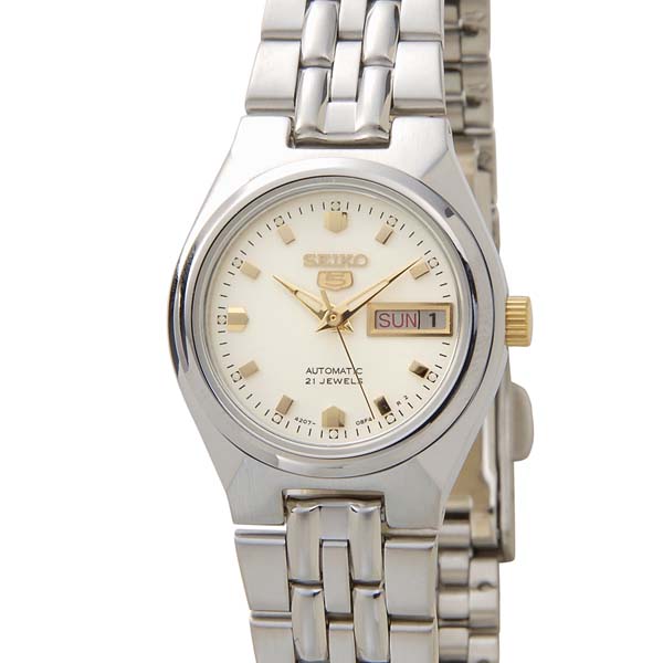 セイコー5 セイコーファイブ レディース 腕時計 SYMK41K1 ホワイト SEIKO セイコー 自動巻き 時計 ウォッチ | s-select
