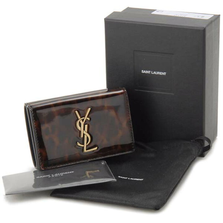 楽天市場】サンローラン SAINT LAURENT PARIS 三つ折り財布 レディース 