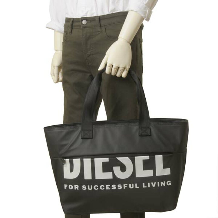 楽天市場】ディーゼル DIESEL トートバッグ メンズ ブラック 黒 X07351 