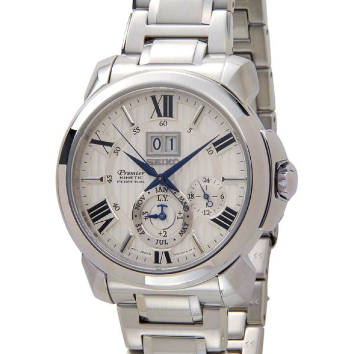 楽天市場】セイコー Seiko Premier プルミエ キネティック シルバー 