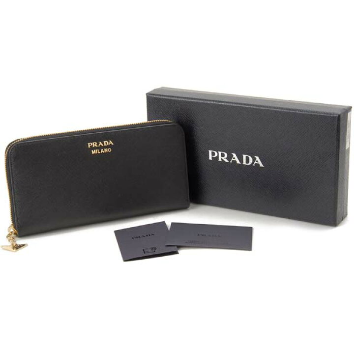 楽天市場】プラダ PRADA ラウンドファスナー長財布 メンズ レディース 