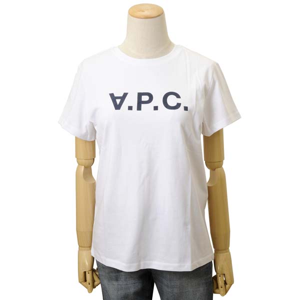 A.P.C. アーペーセー Tシャツ レディース ホワイト 白 COBQX F26588-IAK T-SHIRT ロゴT 半袖tシャツ S/M/L |  s-select