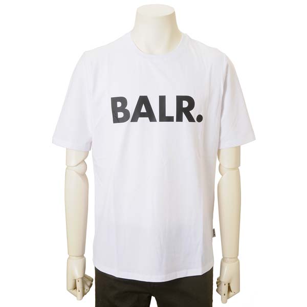 ボーラ— BALR Tシャツ メンズ ホワイト 白 B10001 WH クルーネック 半袖 ブランド ロゴ ATHLETIC T-SHIRT |  s-select