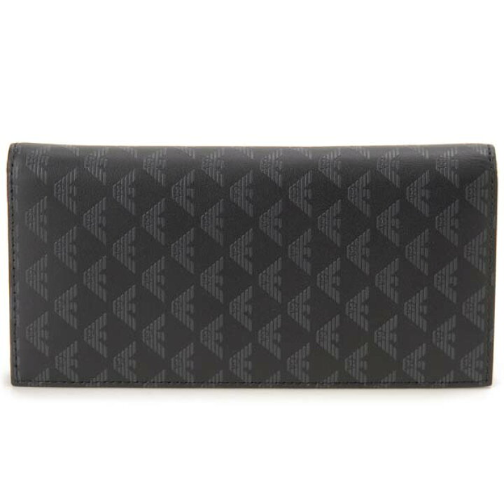 楽天市場 エンポリオアルマーニ Emporio Armani 長財布 メンズ ブラック Yem474 Yto2j モノグラム 財布 S Select