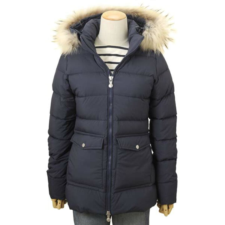 楽天市場 ピレネックス Pyrenex レディース ダウンジャケット レディース ネイビー Hwo018 Amiral Authentic Soft ダウンコート S Select