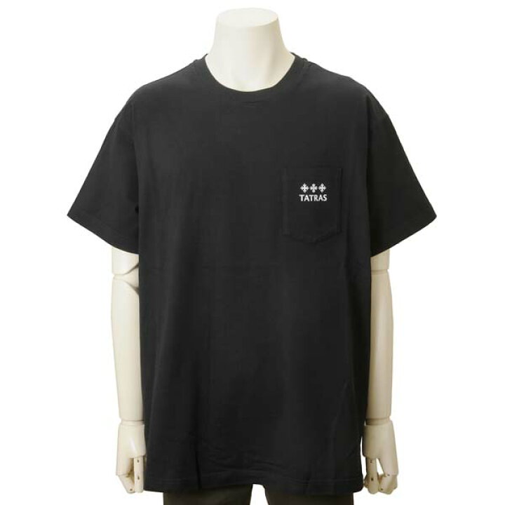 楽天市場】タトラス TATRAS Tシャツ 半袖 メンズ ブラック MTAT21S8122 