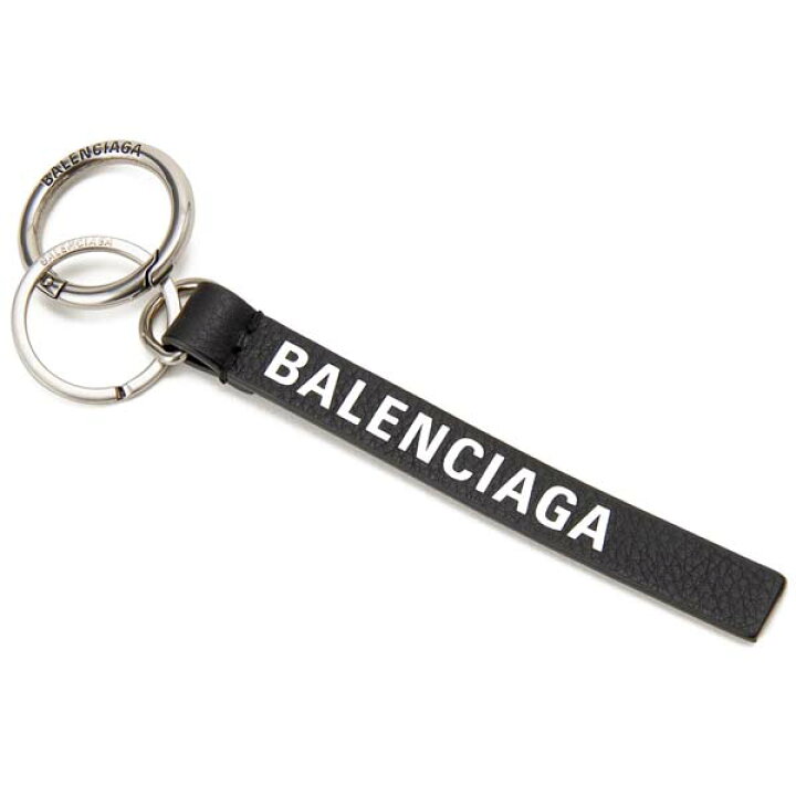 楽天市場】バレンシアガ BALENCIAGA キーリング ブラック×ホワイト 