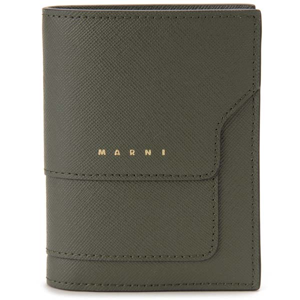 マルニ MARNI 財布 二つ折り財布 フォレスト グリーン PFMOQ14U07 Z469N | s-select