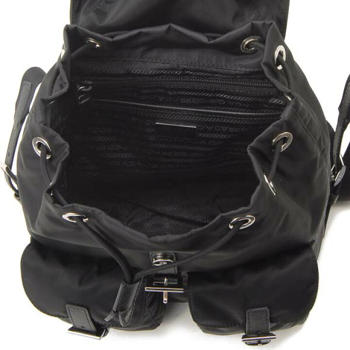 楽天市場】PRADA プラダ バッグ リュック レディース ブラック 1BZ677 