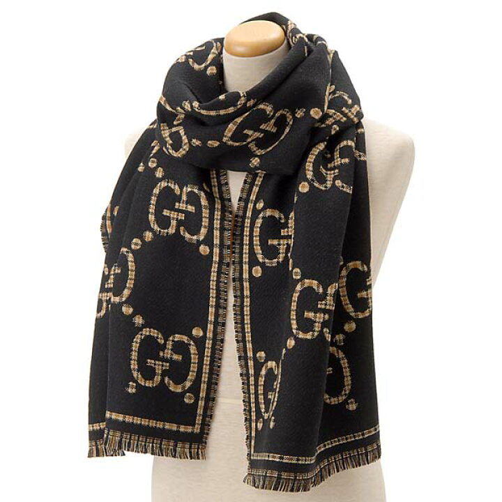 楽天市場】GUCCI グッチ マフラー 660025 4G386 1079 GG ジャガード  