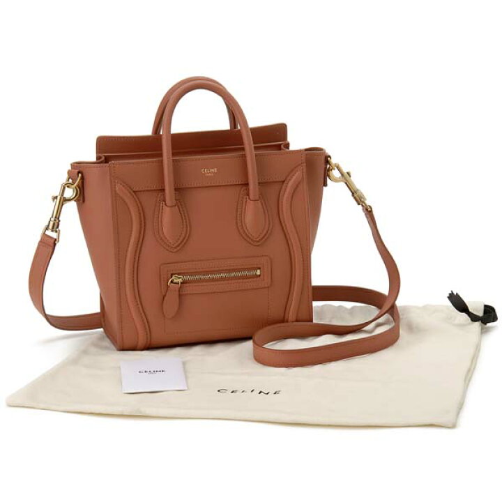 楽天市場】CELINE セリーヌ ハンドバッグ レディース テラコッタ  