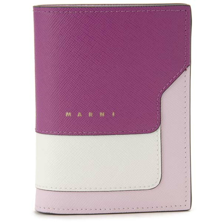楽天市場】訳あり 背面に黄色い変色あり MARNI マルニ 財布 二つ折り 