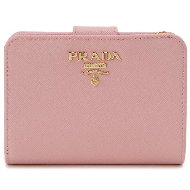 楽天市場】プラダ PRADA 二つ折り財布 レディース ピンク 1ML018 QWA 