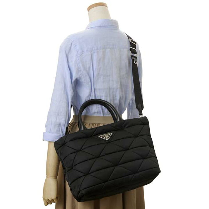 楽天市場】PRADA プラダ トートバッグ レディース ブラック 1BG435 
