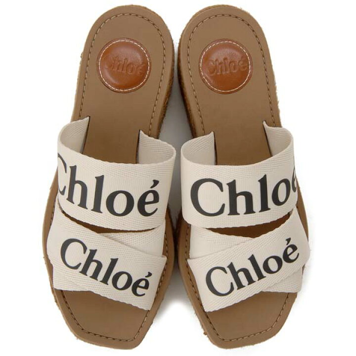 楽天市場】Chloe クロエ サンダル レディース ホワイト 21U44908 101 