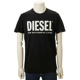 決算セール DIESEL ディーゼル Tシャツ メンズ ブラック A028770AAXJ 9XX コットン ロゴTシャツ