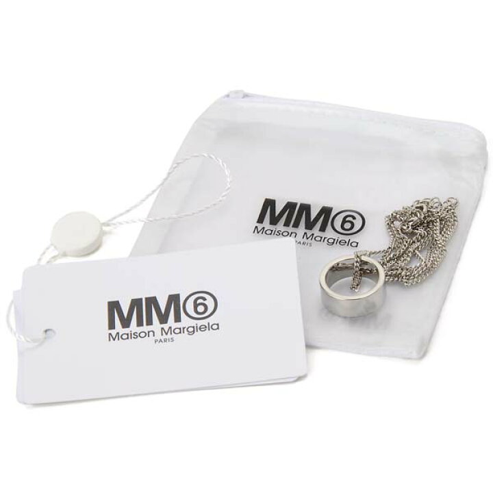 楽天市場】Maison Margiela メゾンマルジェラ MM6 リング ネックレス 