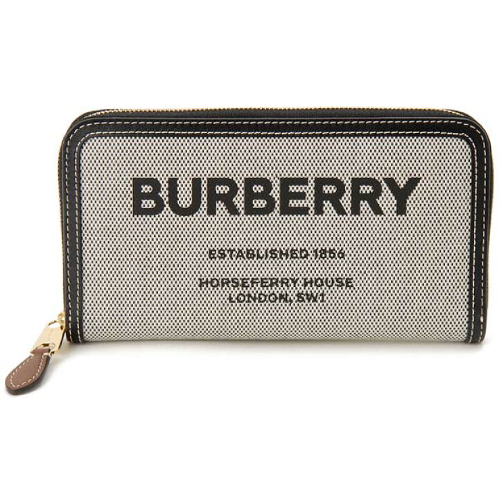 楽天市場】BURBERRY バーバリー ラウンドファスナー長財布 ブラック 