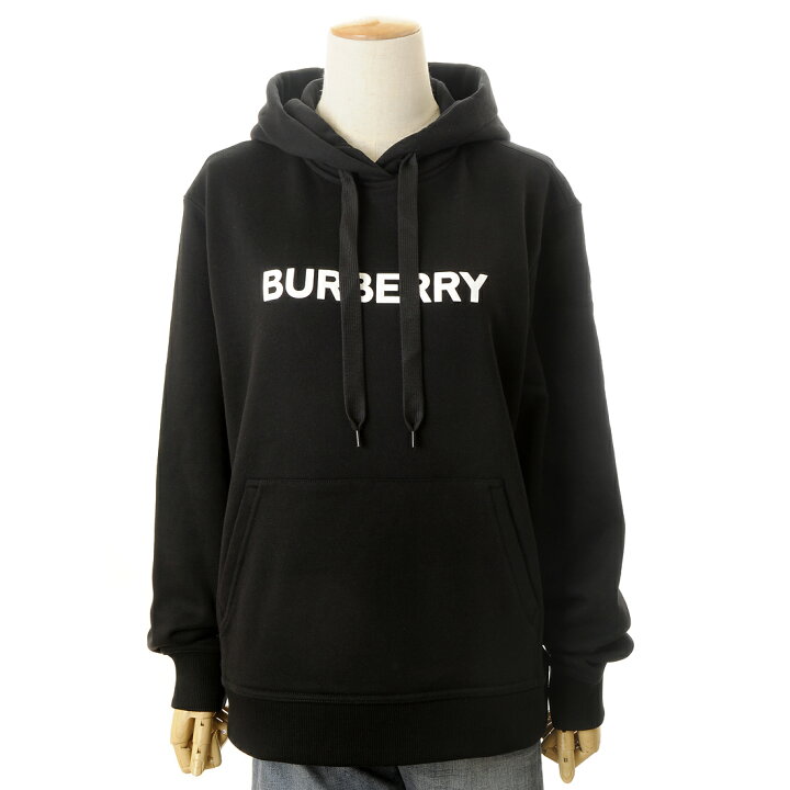 楽天市場】BURBERRY バーバリー パーカー レディース ブラック 8054386 