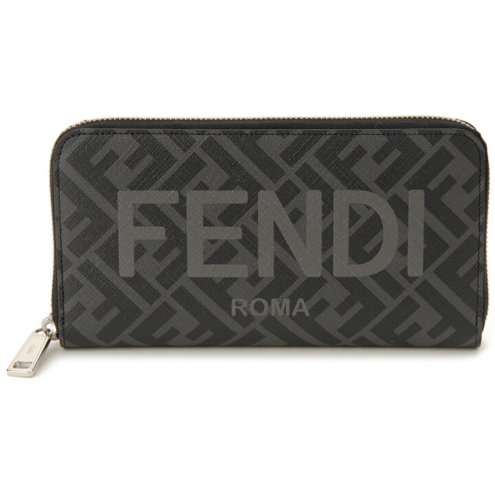 楽天市場】FENDI フェンディ ラウンドファスナー長財布 ブラック 