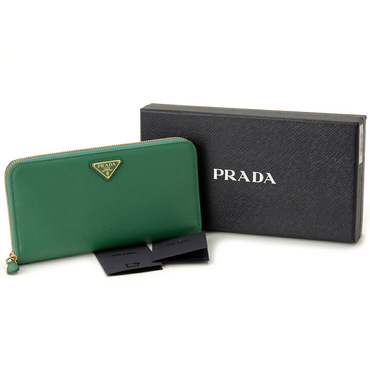 楽天市場】PRADA プラダ ラウンドファスナー長財布 レディース 