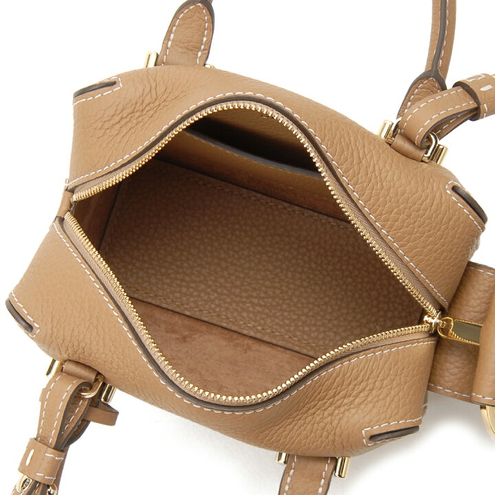 楽天市場】Delvaux デルヴォー ミニ ハンドバッグ レディース ブラウン  