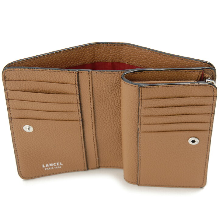 楽天市場】LANCEL ランセル 二つ折り財布 レディース ブラウン A11123  