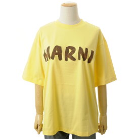 楽天スーパーSALE ポイント10倍 MARNI マルニ Tシャツ レディース イエロー THJET49EPHLOY20 T-SHIRT Tシャツ