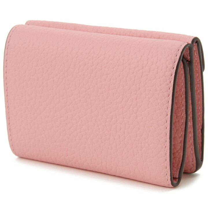 Delvaux Presse Trifold Wallet Trifold Wallet Light Pink AB0561AQY0 Leather