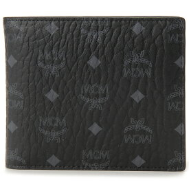 MCM エムシーエム 二つ折り財布 メンズ MCMXSAAVI01 BK