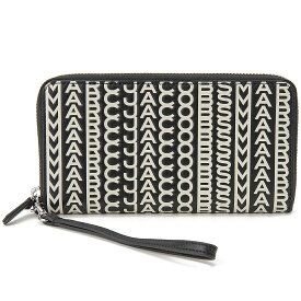 超ポイントバック祭 MARC JACOBS マークジェイコブス 長財布 レディース ブラック S151L03FA22 005 モノグラムレザースリム