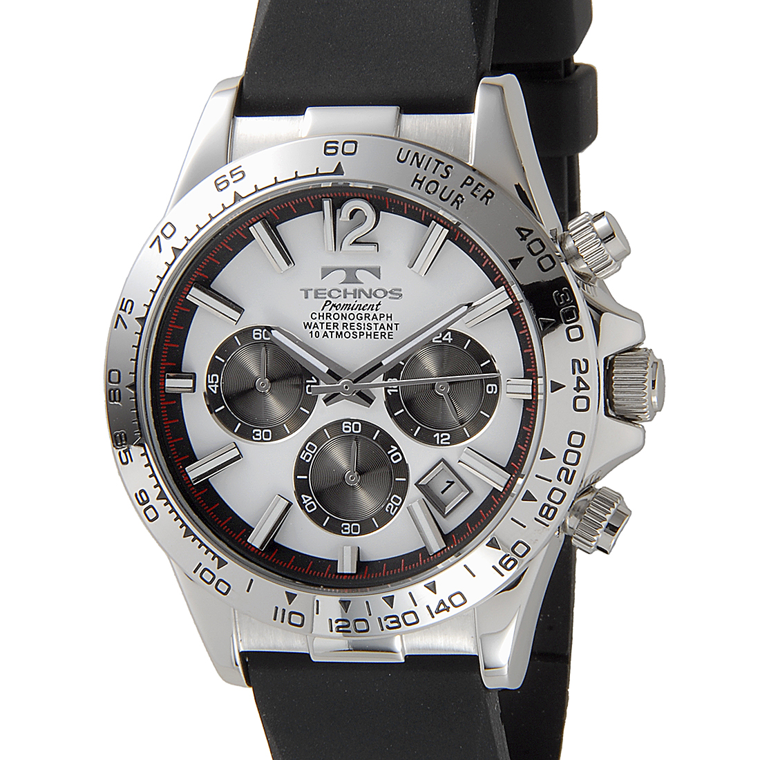 TECHNOS テクノス プロミネント クロノグラフ TP0801SW メンズ 腕時計 | s-select