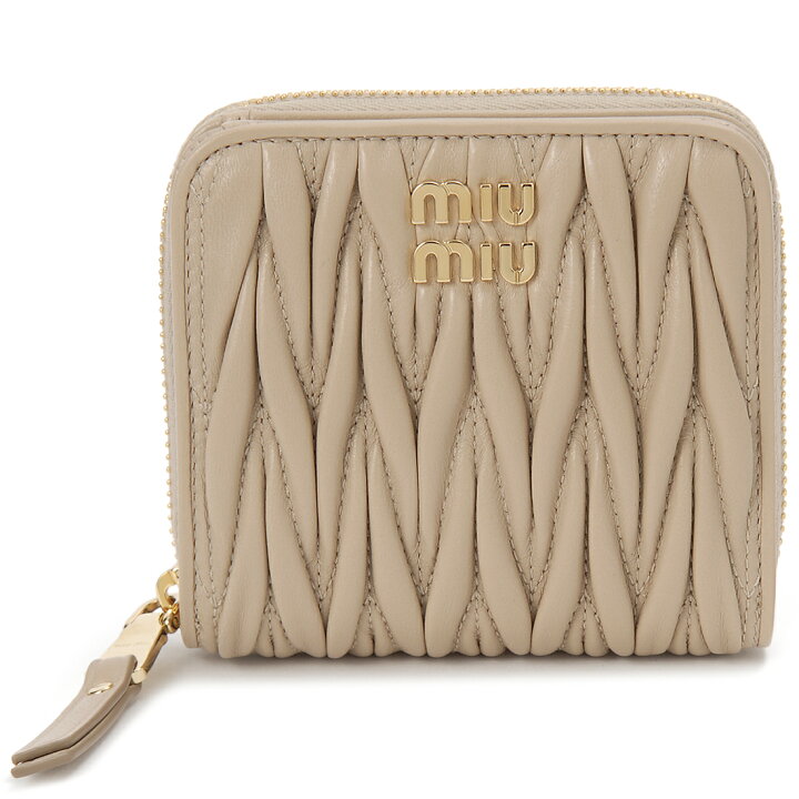 楽天市場】MIU MIU ミュウミュウ 二つ折り財布 レディース 5ML522 2FPP 