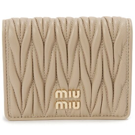 MIU MIU ミュウミュウ 二つ折り財布 レディース 5MV204 2FPP F0036