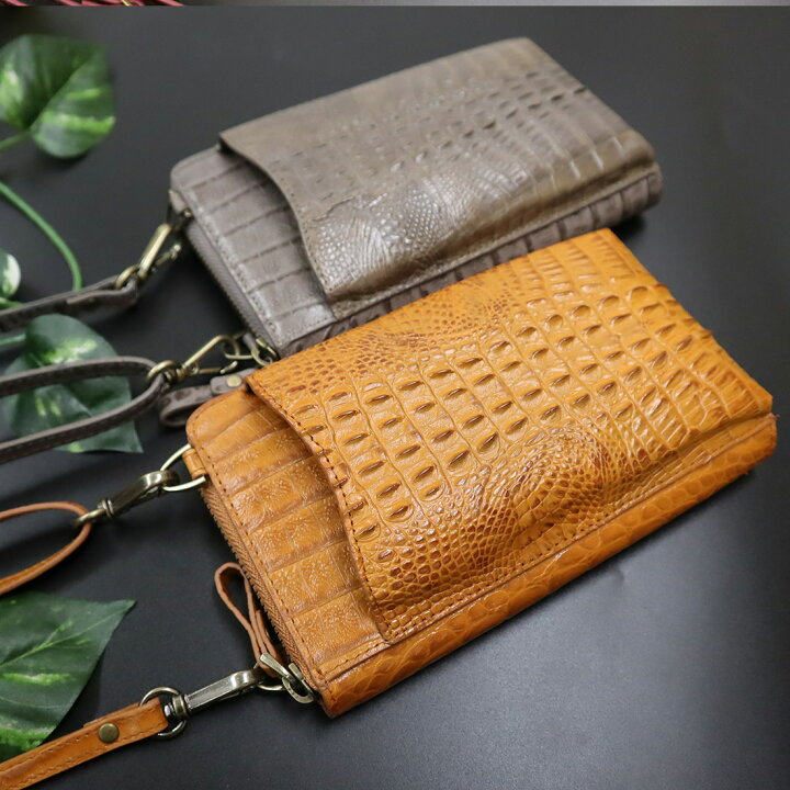 楽天市場】クロコダイル ショルダーバッグ ポシェット RODANIA 
