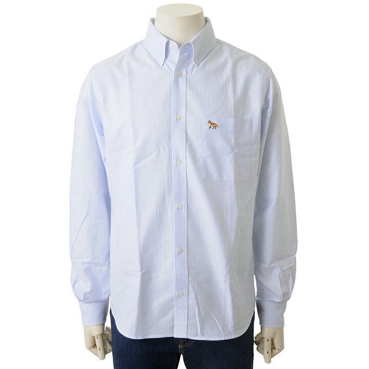 楽天市場】MAISON KITSUNE メゾンキツネ カジュアルシャツ メンズ  