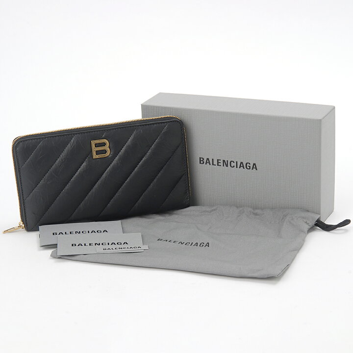 楽天市場】BALENCIAGA バレンシアガ 長財布 レディース ブラック 