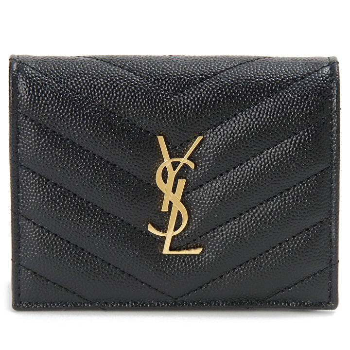 サンローラン ミニ 財布 ならし SAINT LAURENT パファー カードケース 