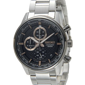 楽天スーパーセール期間P5倍 SEIKO セイコー SSB331P1 海外モデル クロノグラフ 腕時計 メンズ