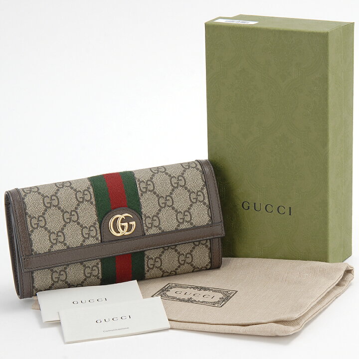 楽天市場】グッチ GUCCI 長財布 レディース ベージュ 523153 96IWG 