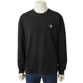 STONE ISLAND ストーンアイランド ロンT 長袖 Tシャツ カットソー メンズ ブラック 801522713 A0029 T-SHIRT LONG SLEEVE