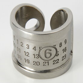 楽天スーパーセール期間P10倍 Maison Margiela メゾンマルジェラ MM6 リング 指輪 レディース シルバー SM6UQ0084 P7210 952