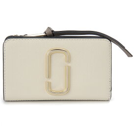 超ポイントバック祭 マークジェイコブス MARC JACOBS 二つ折り財布 レディース ホワイト 0013356 136