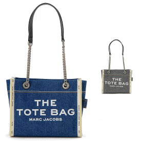超ポイントバック祭 MARC JACOBS マークジェイコブス トートバッグ レディース 2F4HTT029H05 ザ デニムチェーントート