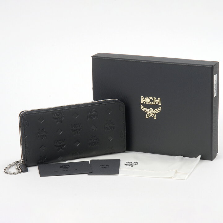 楽天市場】お買い物マラソンP10 MCM エムシーエム 長財布 チェーン付き 