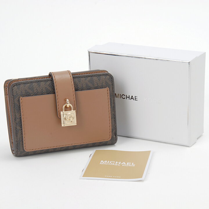 楽天市場】MICHAEL KORS マイケルコース 二つ折り財布 レディース  