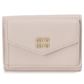 MIU MIU ミュウミュウ 三つ折り財布 レディース ピンク 5MH021 ADT7 F0LOZ